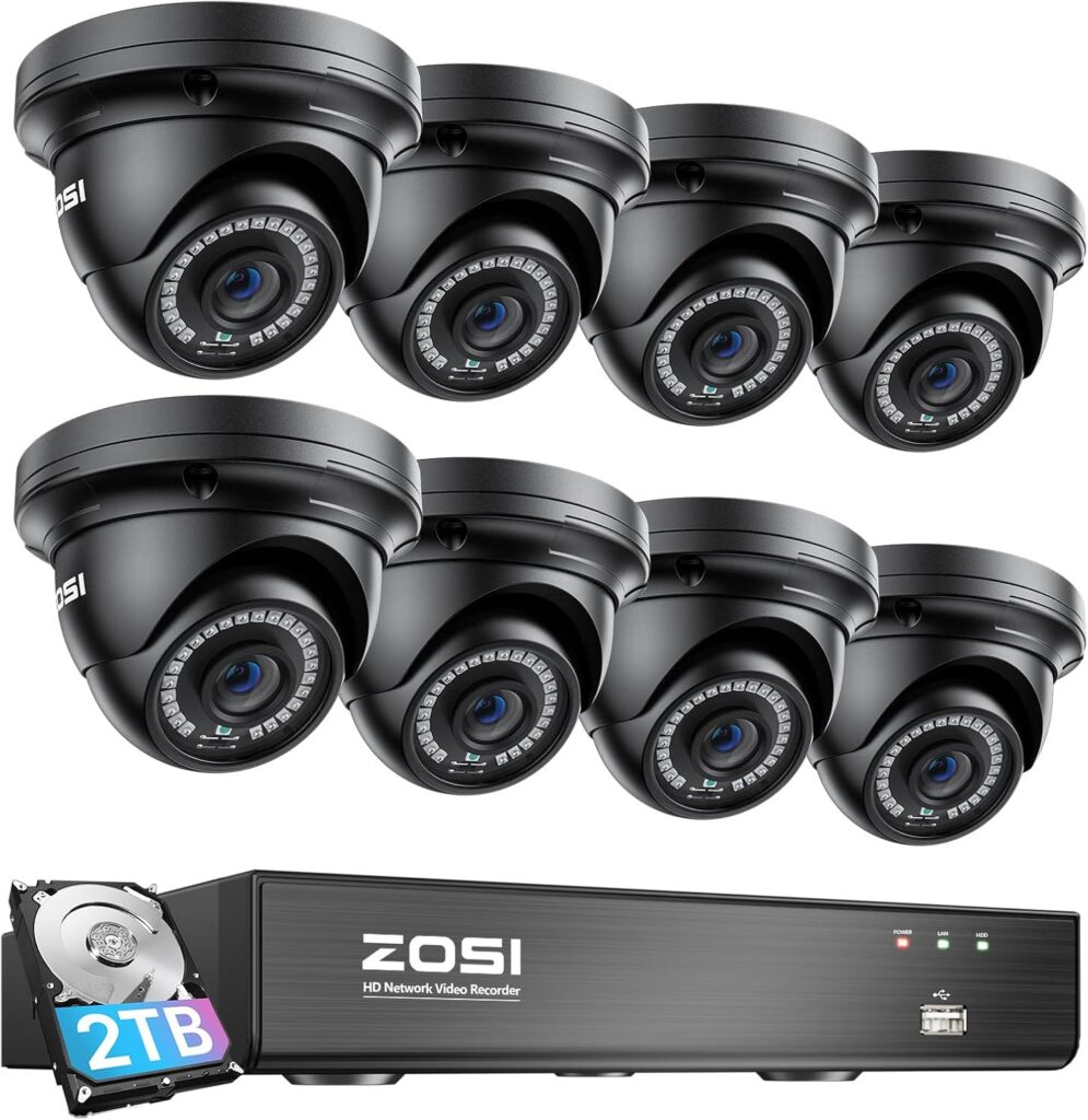 smart home security surveillance system app view with motion alerts
