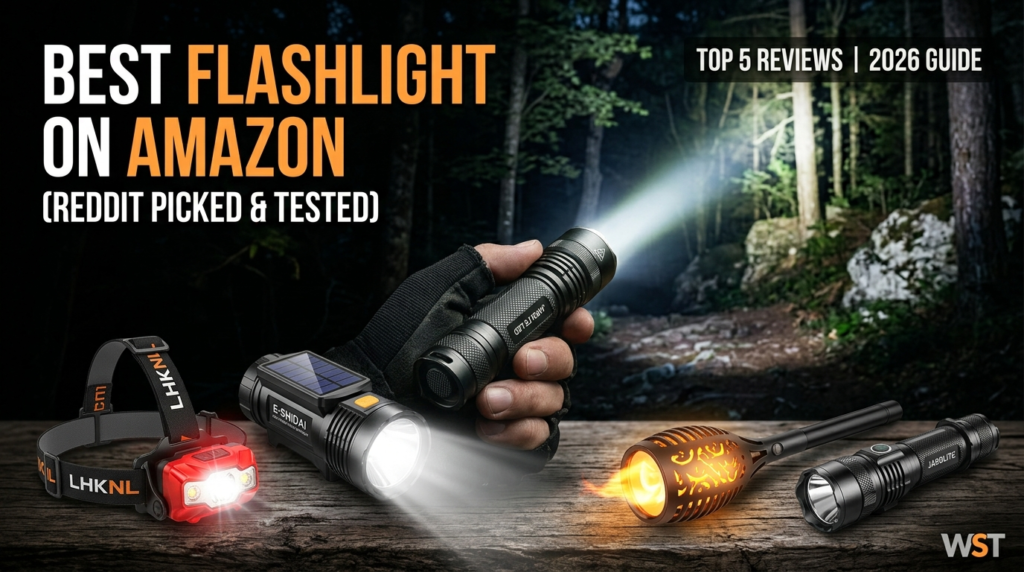 Selection of the best flashlight on amazon reddit users recommend for 2026 including tactical torches and solar lights.