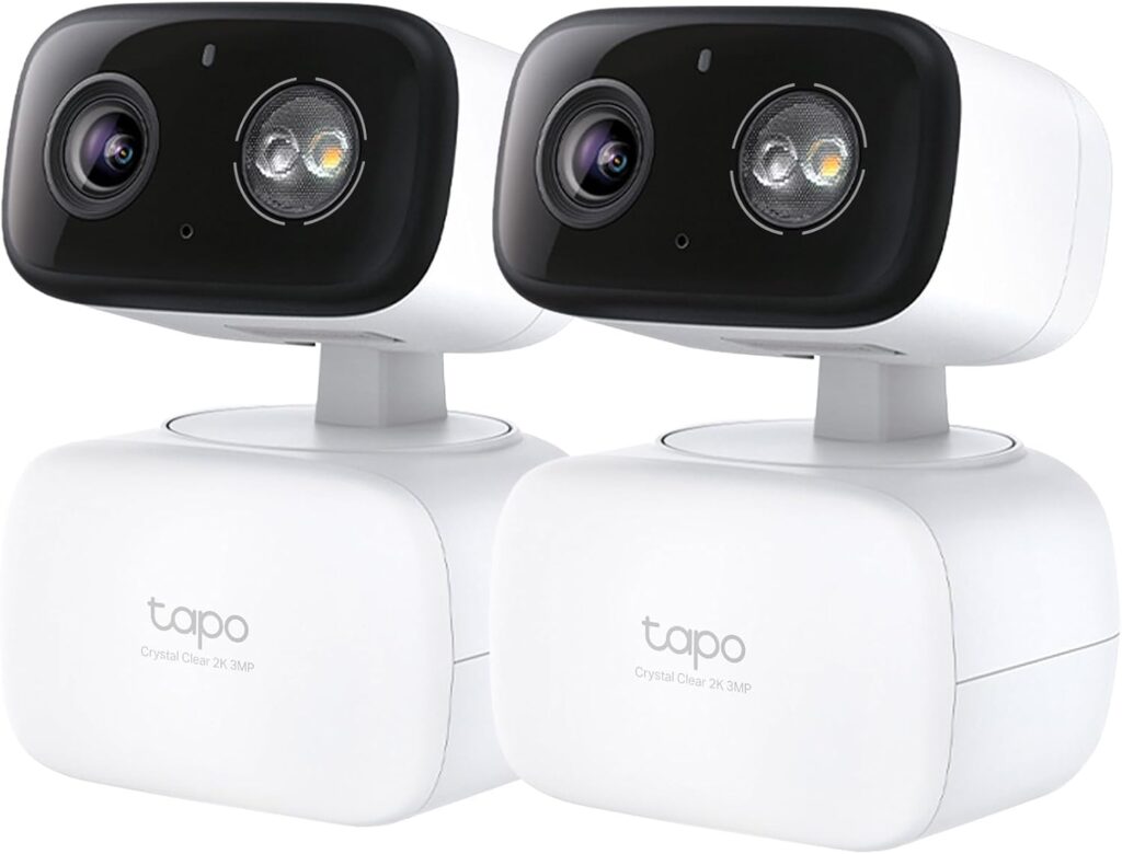 dual-lens home security camera for driveway and backyard monitoring
