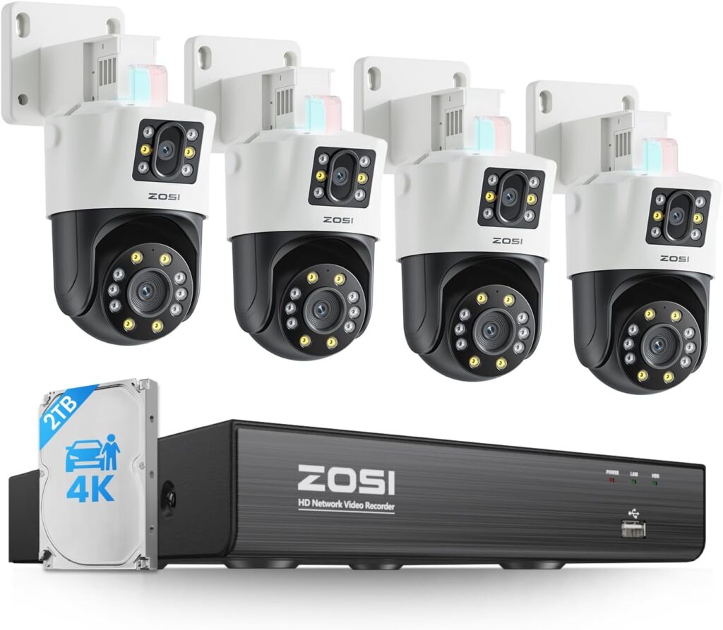 PoE and wireless commercial cctv camera systems side by side
