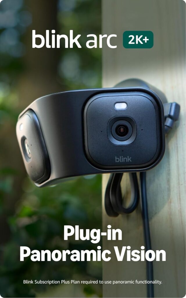 blink outdoor security cameras close-up with Sync Module and local storage setup
