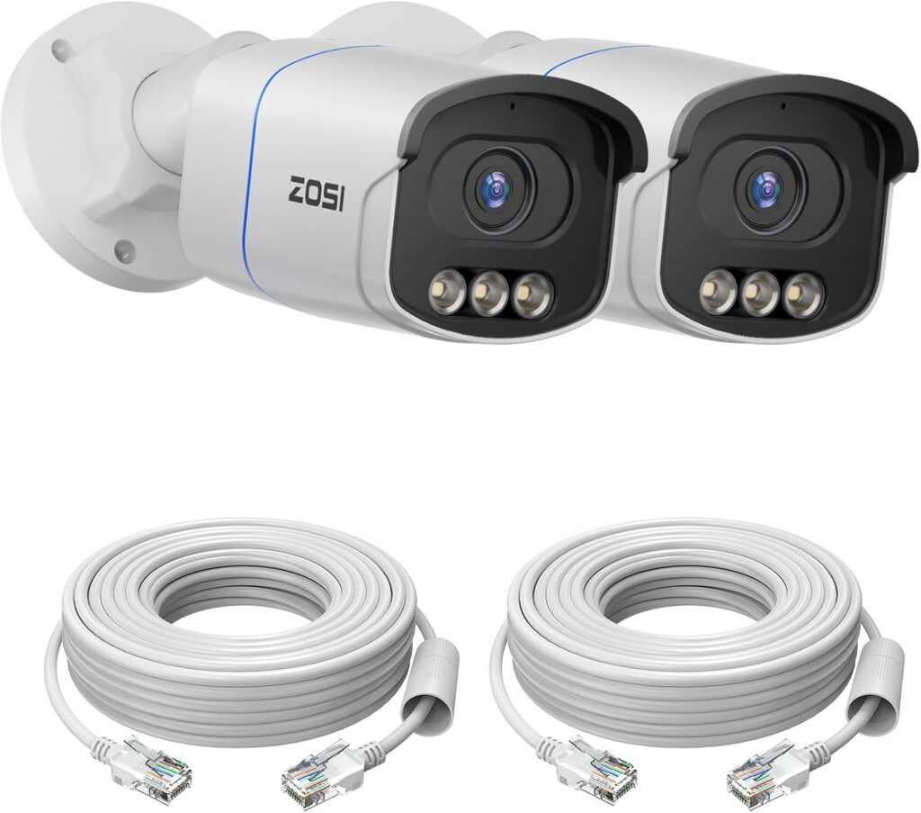 ZOSI cheap security camera system with outdoor bullet cameras
