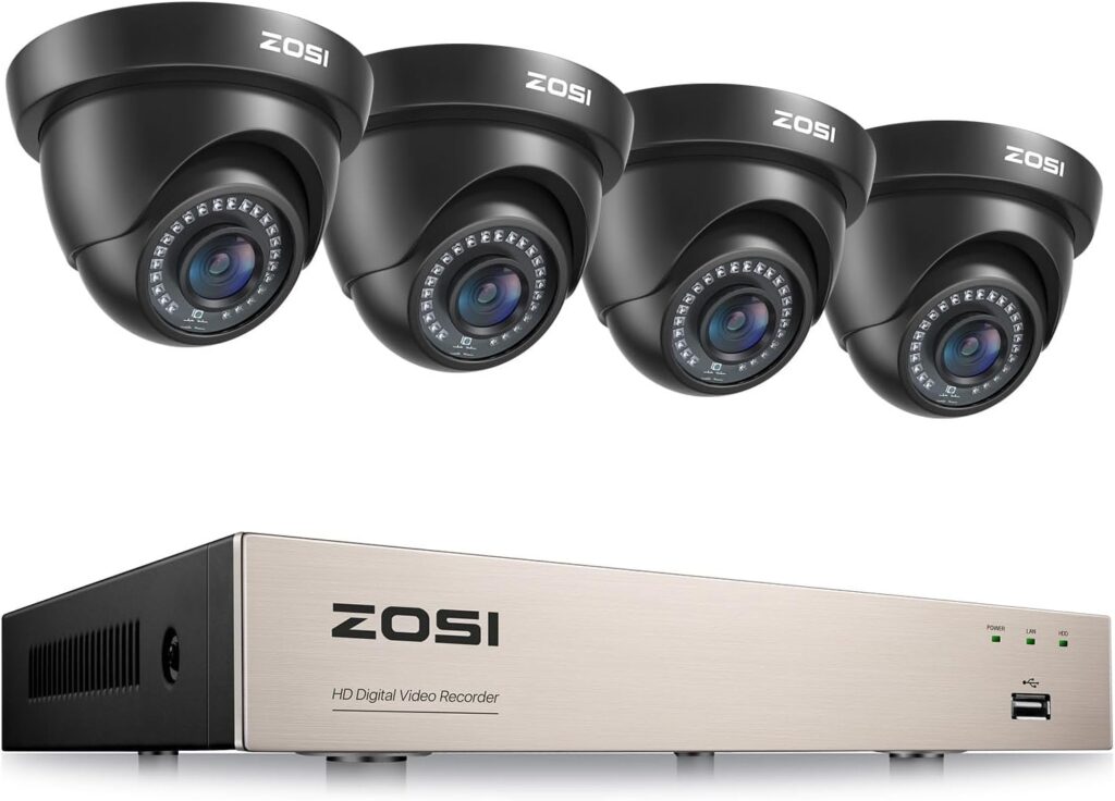 affordable cheap security camera system with night vision for driveway
