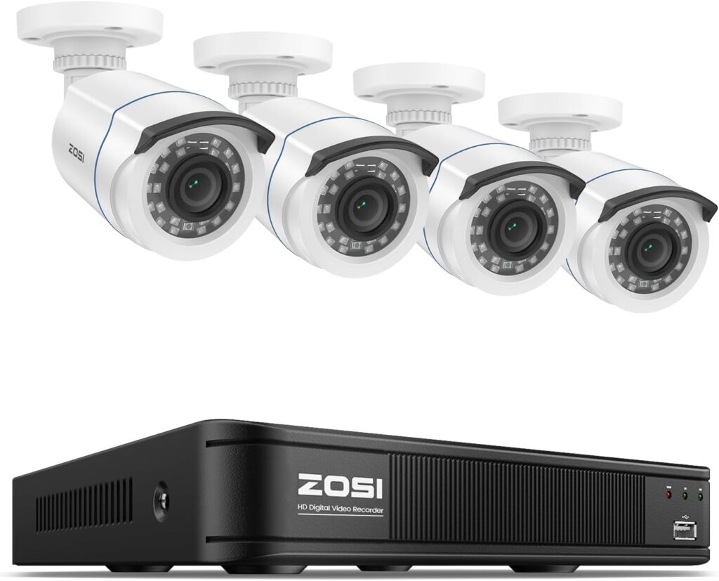 affordable cheap security camera system with night vision for driveway
