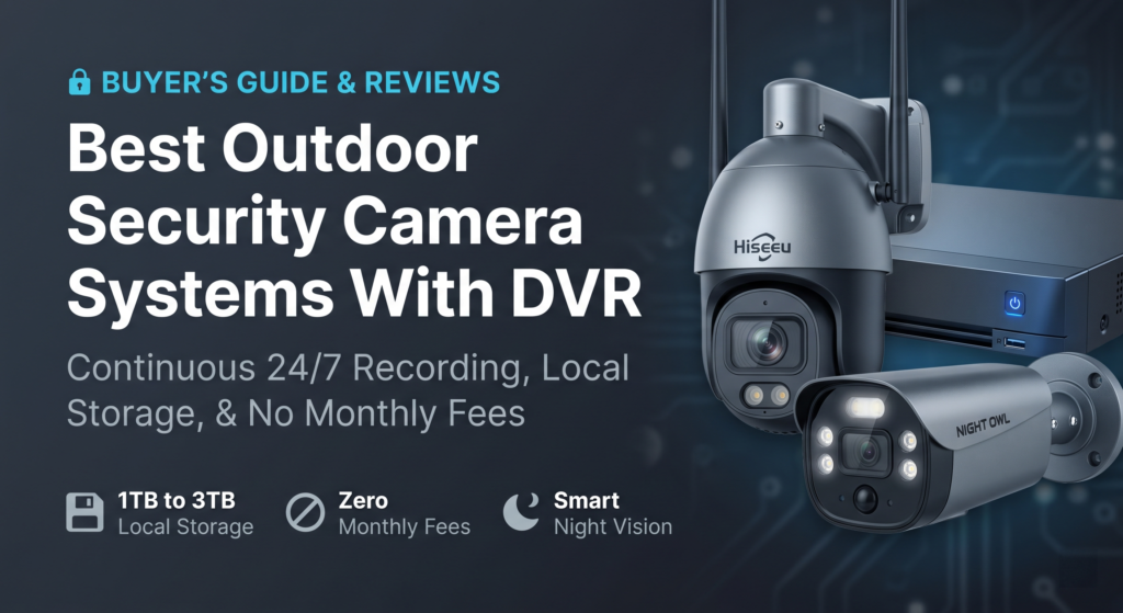 best outdoor security camera system with dvr roundup featuring top wired and wireless outdoor camera kits for 24/7 home protection